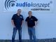 Matthias Meschkat und Jürgen Brüning (r.) GF Audiokonzept