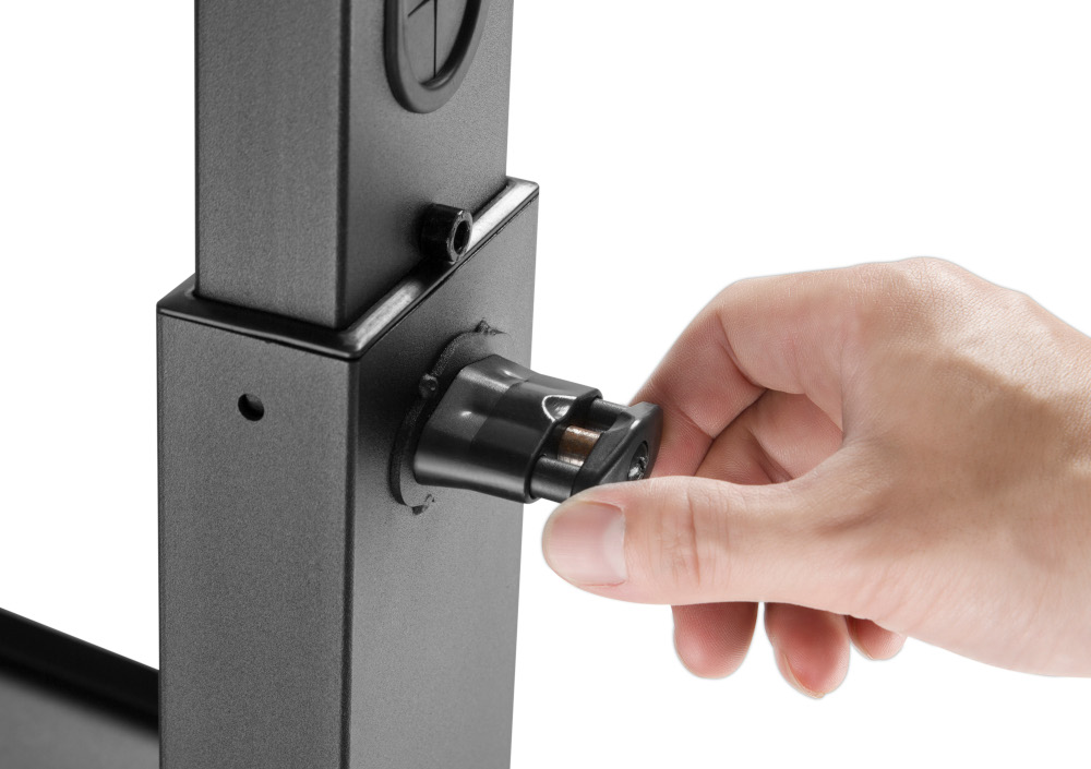 Schnellverschluss für die Höhenregulierung